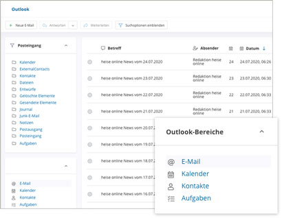 Module Groupware Software Module Outlook