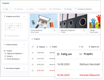 Groupware Software Module Projekte